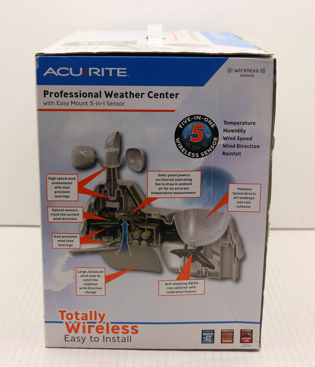 Professional Weather Center with 5-in-1 Sensor J77614