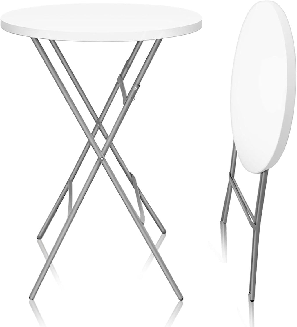 32" Round Plastic Folding High Top Table A248791