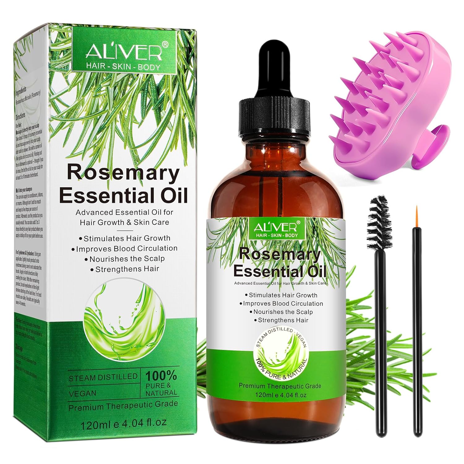 4.04 Fl Oz Pure Rosemary Essential Oil O237044