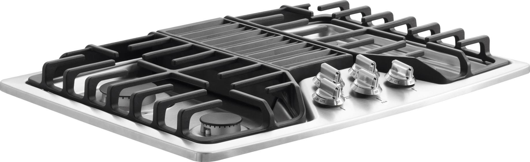 30x22 Gas Downdraft Cooktop Stainless Steel H691277