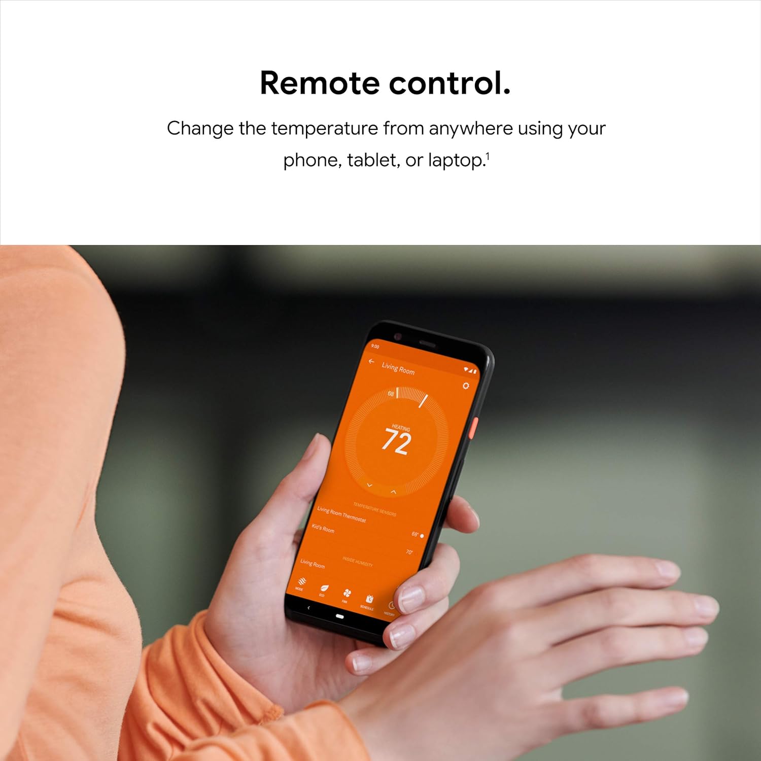 Polished Steel Programmable Smart Thermostat P84271