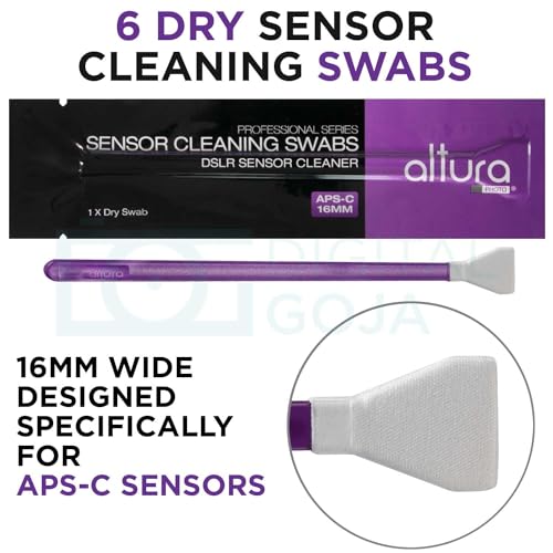 Camera Cleaning Kit with Case, Spray, Swabs, Blower, Brush, Tissue Paper V95401