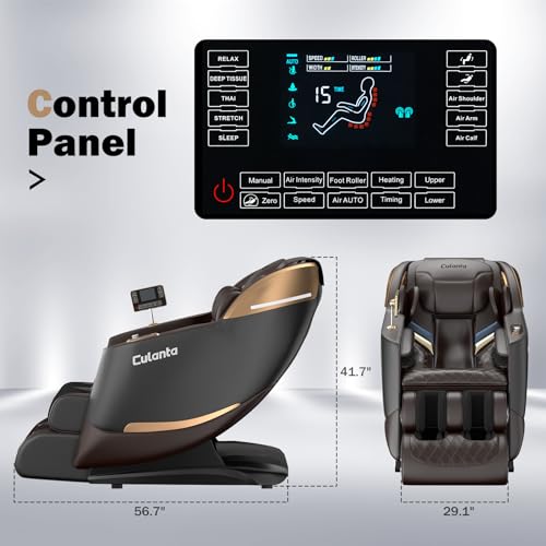 Massage Chair with Zero Gravity SL-Track Shiatsu V730660