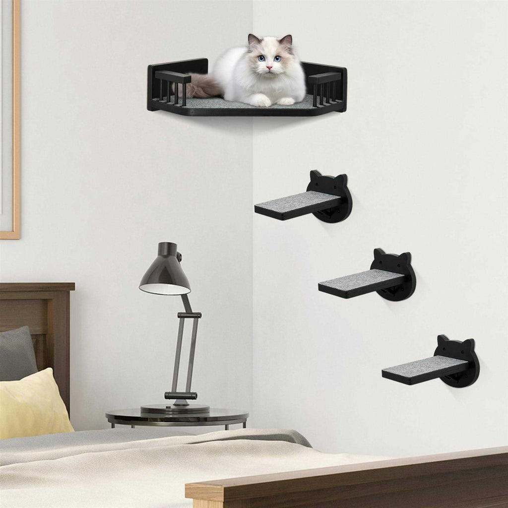 Cat Wall Shelves with 3 Steps J606513