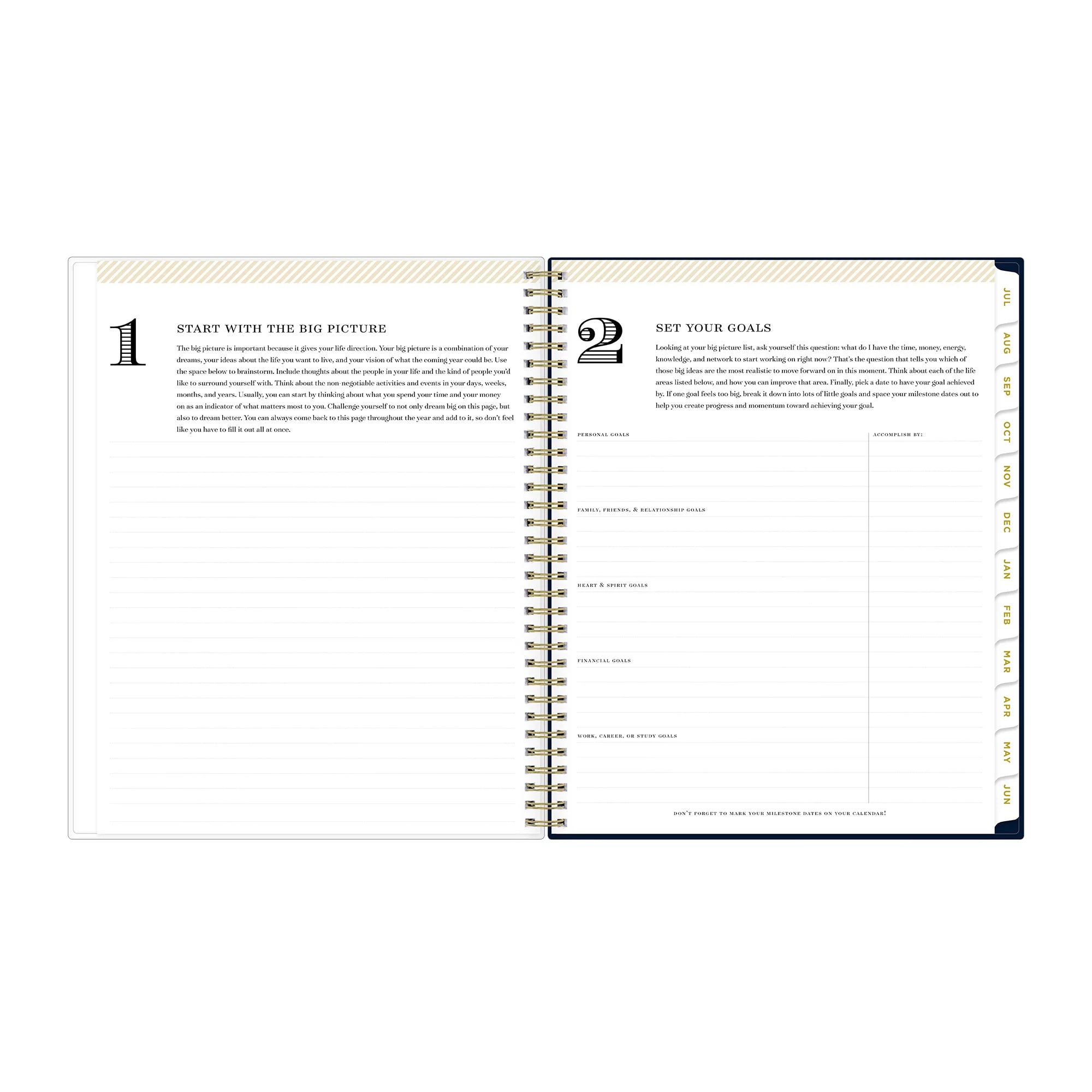 8.5x11 Weekly Monthly Planner W8038