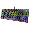 84 Key RGB Luminous Mechanical Keyboard USB C Wired 70% Compact Waterproof Keyboard J7163