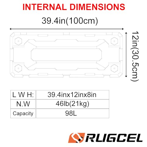 98L Waterproof Car Roof Storage Case Q901