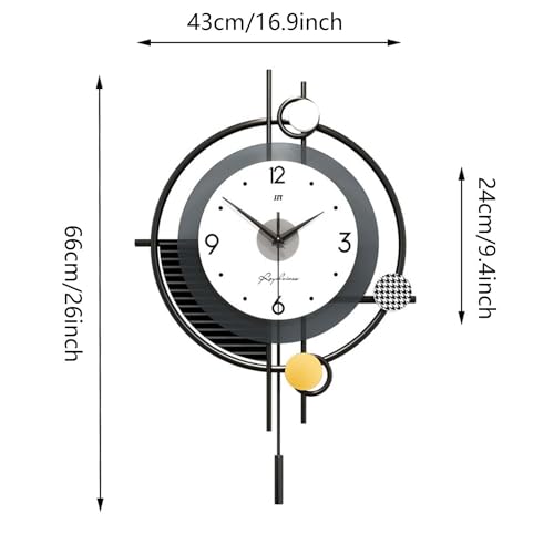 Silent Non Ticking Decorative Wall Clock B32227