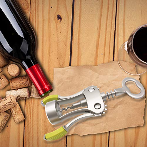 Stainless Steel Wing Corkscrew Wine Opener L327205
