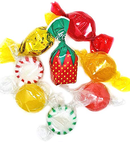 Traditional Sour Fruit Balls Hard Candy 1 Pound M96991