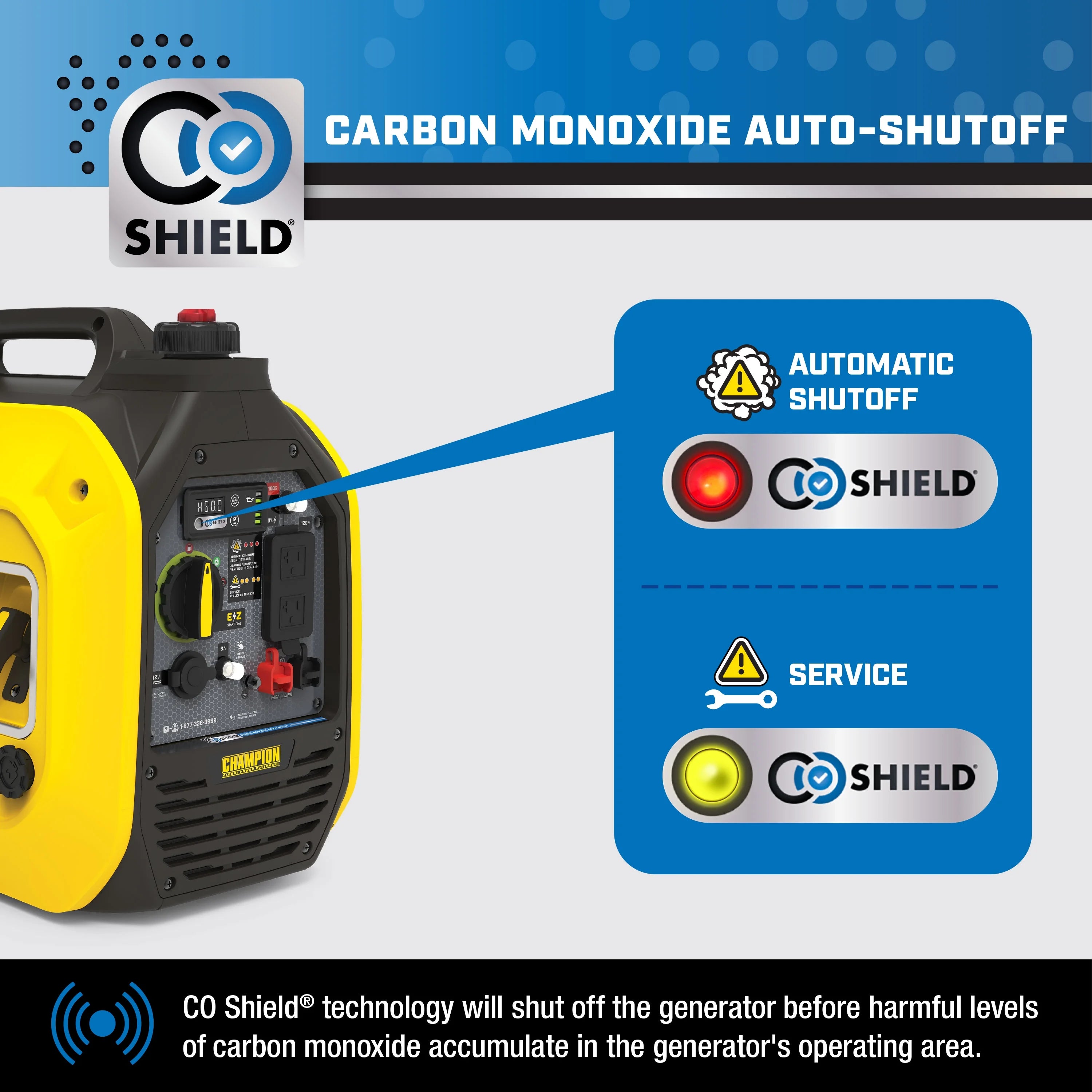 2500-Watt Dual Fuel Portable Inverter Generator S994