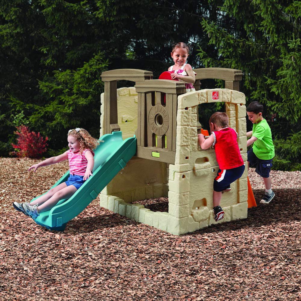 Woodland Climber Outdoor Activity Center with Slide A41619