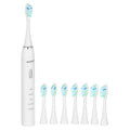Rechargeable Electric Toothbrush with 8 Brush Heads, 5 Modes O729016