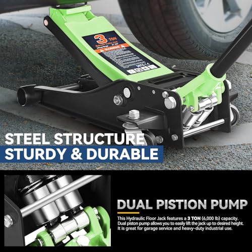 4 Ton Low Profile Steel Hydraulic Floor Jack L494