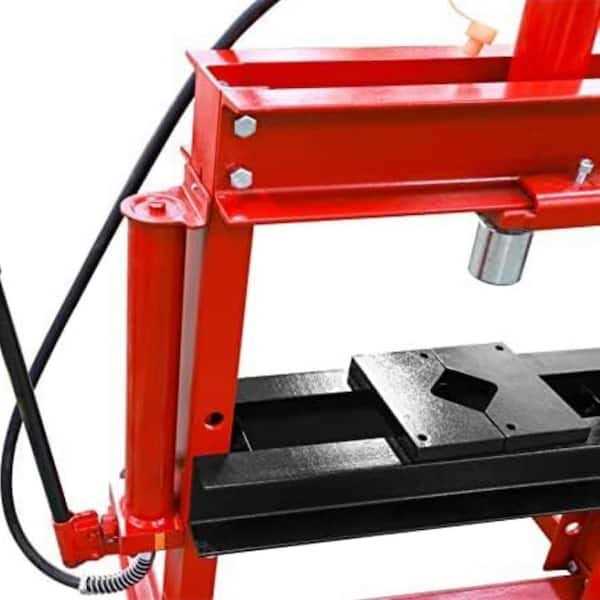 12-Ton Low-Profile Shop Press with Stamping Plates E1736