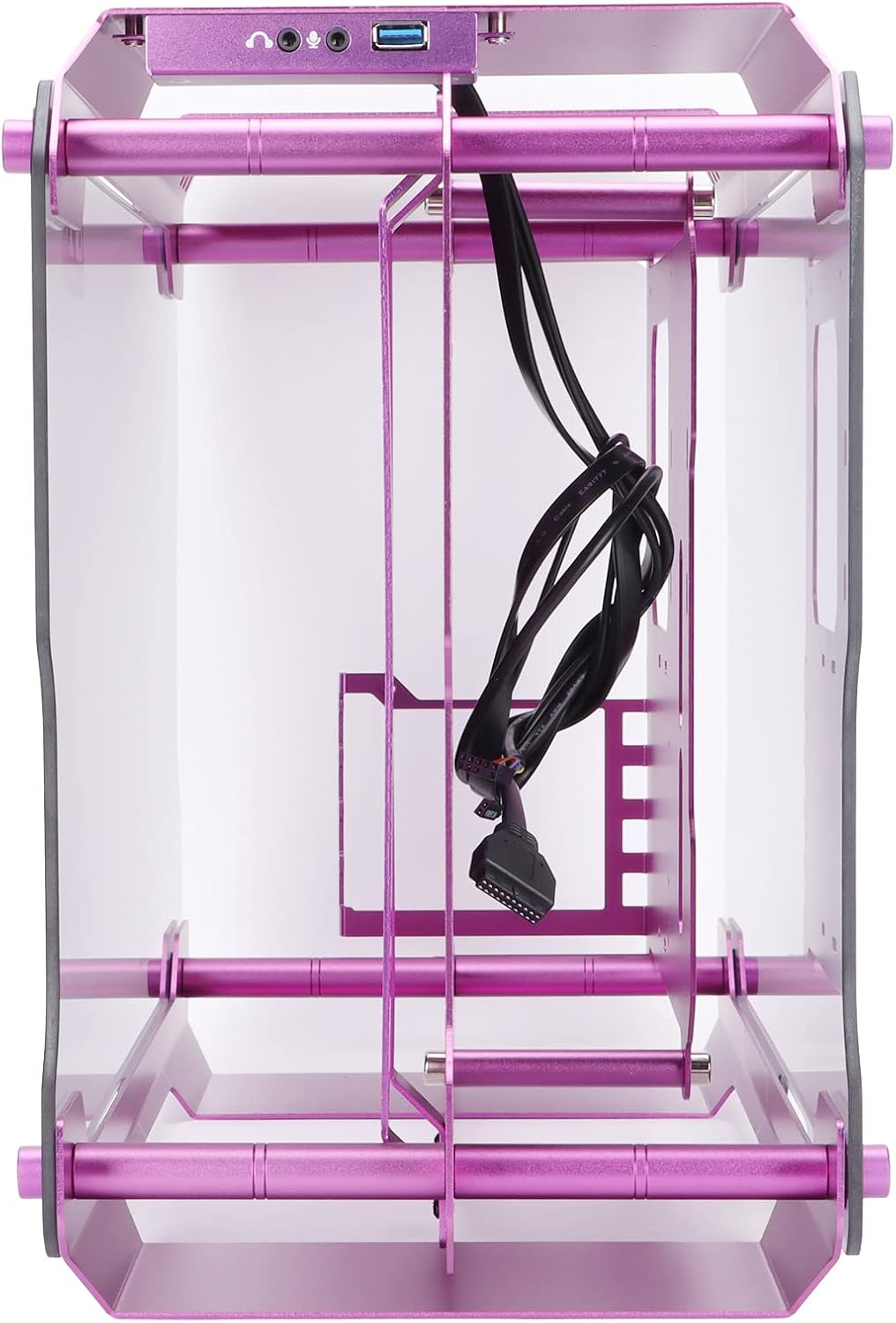 Mid-Tower ATX PC Gaming Case with Tempered Glass Panels R42411