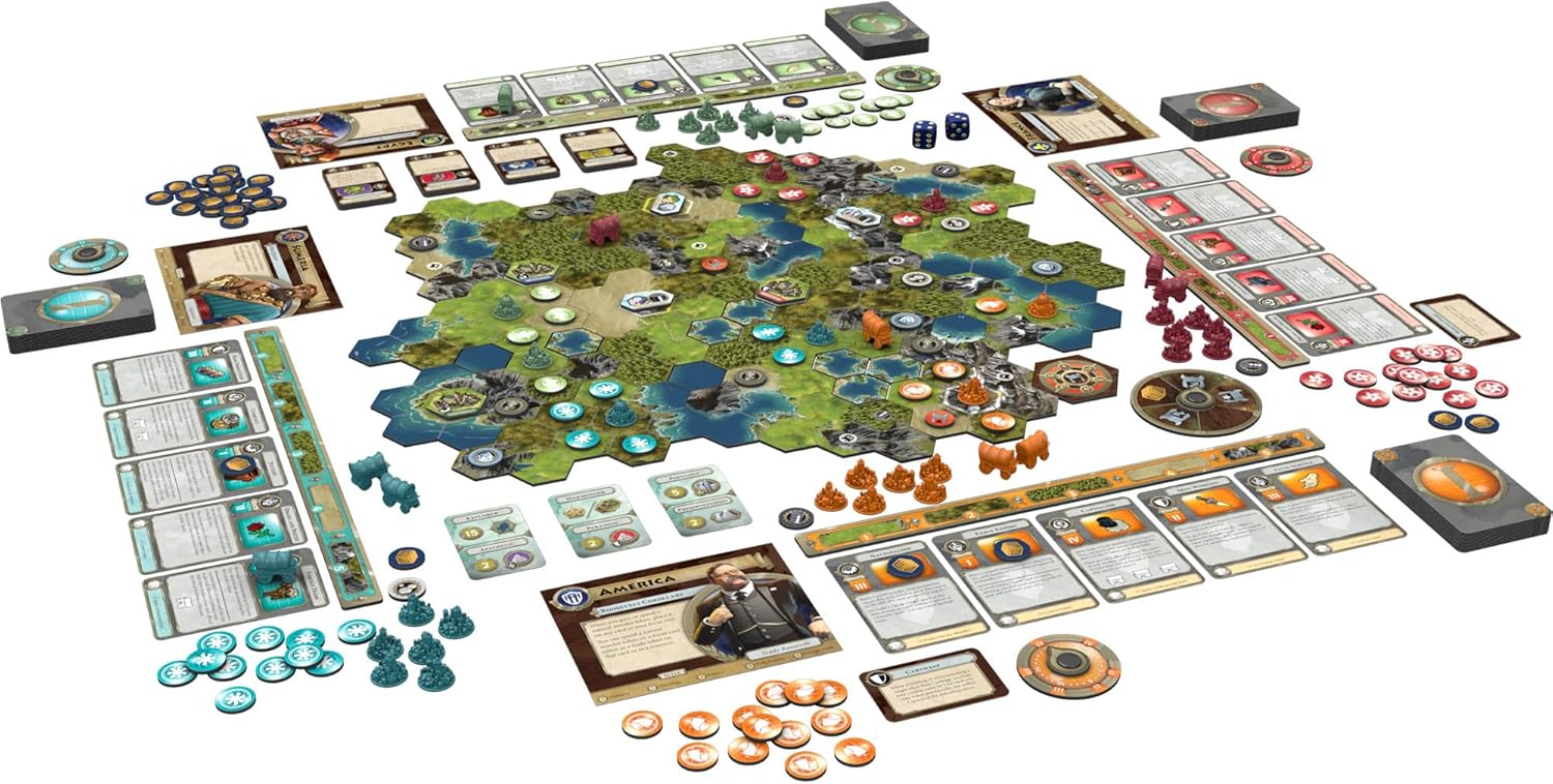 Board Game, 2-4 Players, 1-2 Hour Playtime R954361