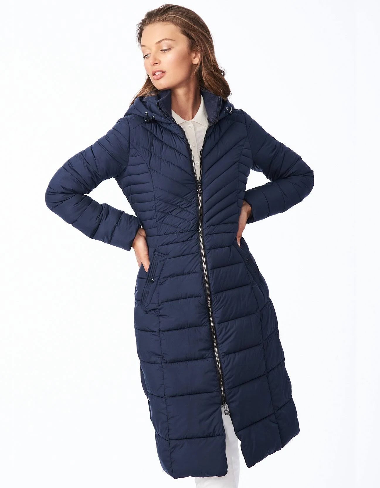 Hooded Packable Puffer Coat X40231