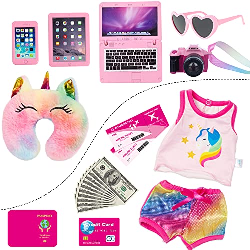 23 Pcs 18 inch Doll Clothes and Accessories Play Set A758