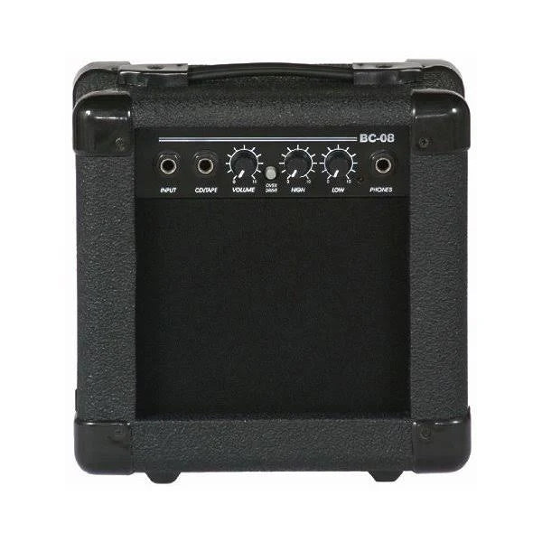 Black Electric Guitar with Amp and Case L40879