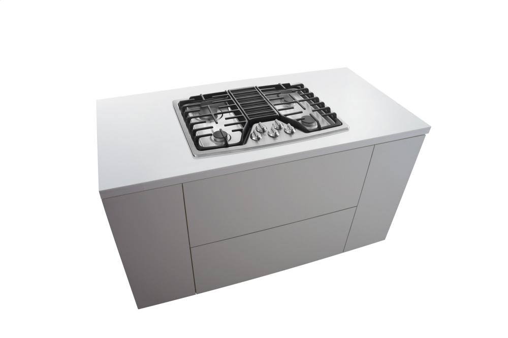 30x22 Gas Downdraft Cooktop Stainless Steel H691277