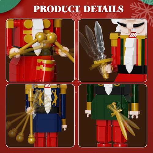 Christmas Nutcracker Building Kits, 943 PCS T2860