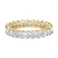 14K Yellow Gold 3.0 CTTW Princess-cut Diamond Eternity Band Ring U5853