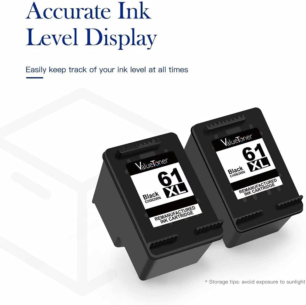 2 Pack Black Remanufactured Ink Cartridge U66985