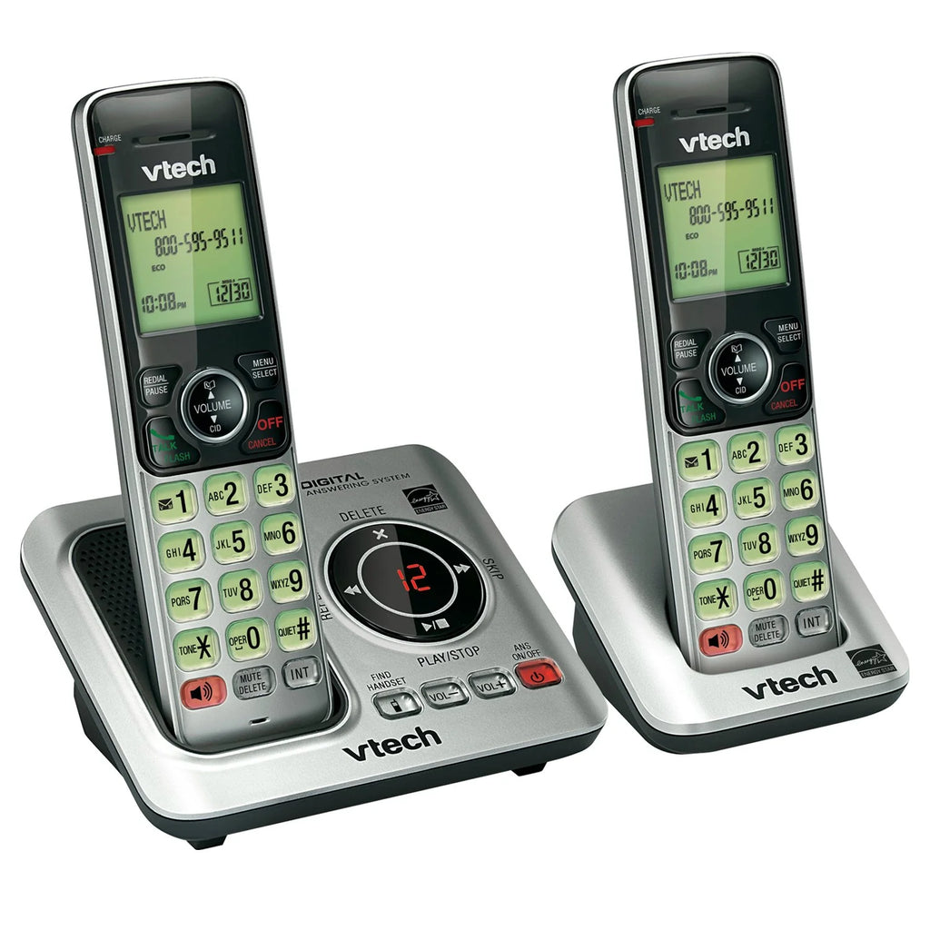 2 Handset Cordless Landline Phone J7624