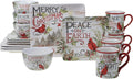 16pc Multicolor Dinnerware S832542
