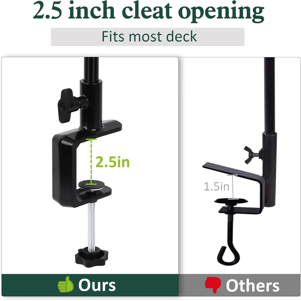 Black 47 Inch Deck Hook for Bird Feeder Q23999
