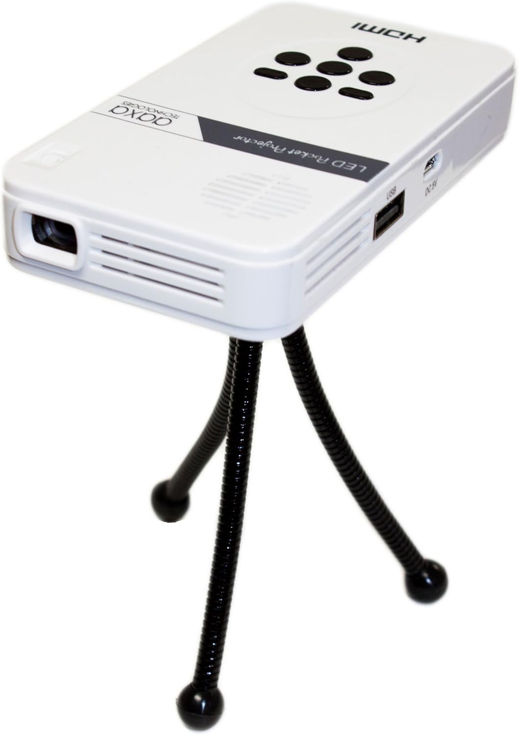 Pico Portable Mini Projector with Built-in Media Player and Speakers R8065
