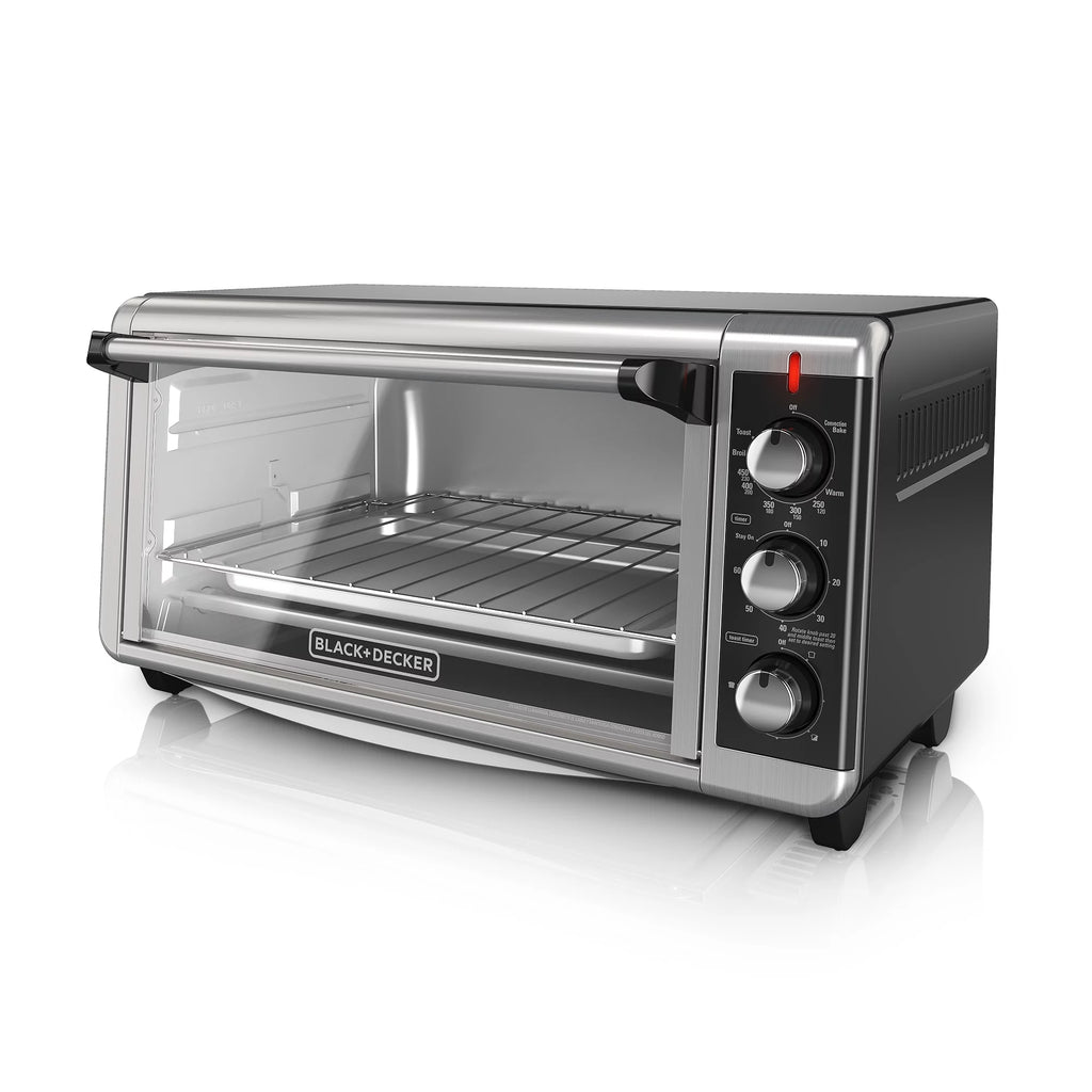 8 Slice Stainless Steel Countertop Toaster Oven Q631638