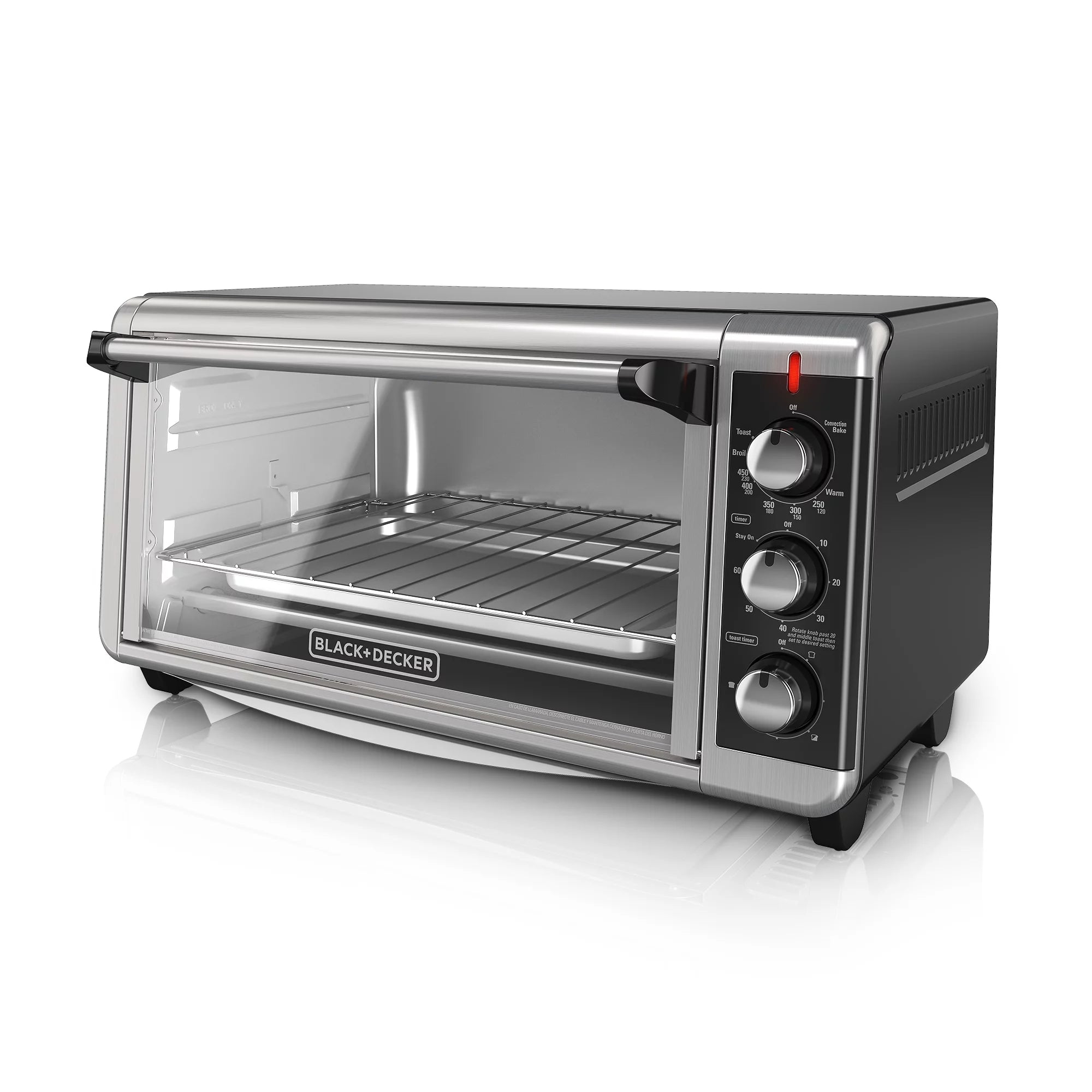 8 Slice Stainless Steel Countertop Toaster Oven Q631638