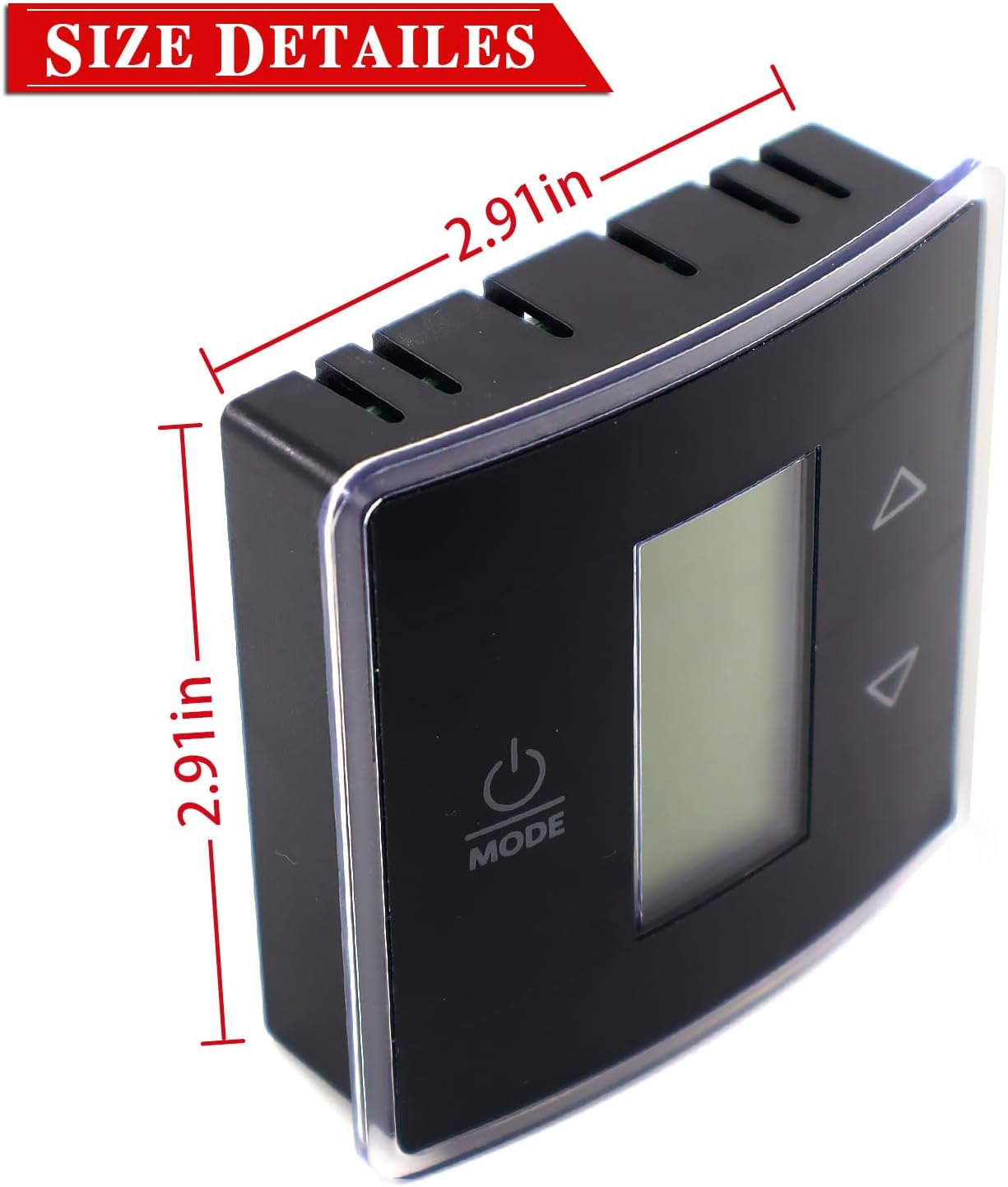 Black Wall Thermostat Relay Box for RV Camper Conditioners A6338