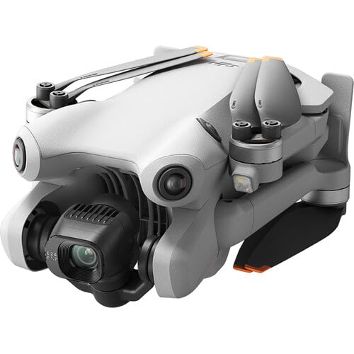 DJI Mini 4 Pro Drone Fly More Combo Plus with RC 2 Controller (With Screen) Folding Drone with 4K Video, Under 249g, 45 Mins Flight Time, Vision Sensing 3 Batteries Bundle with 2x 128GB Memory Card B306