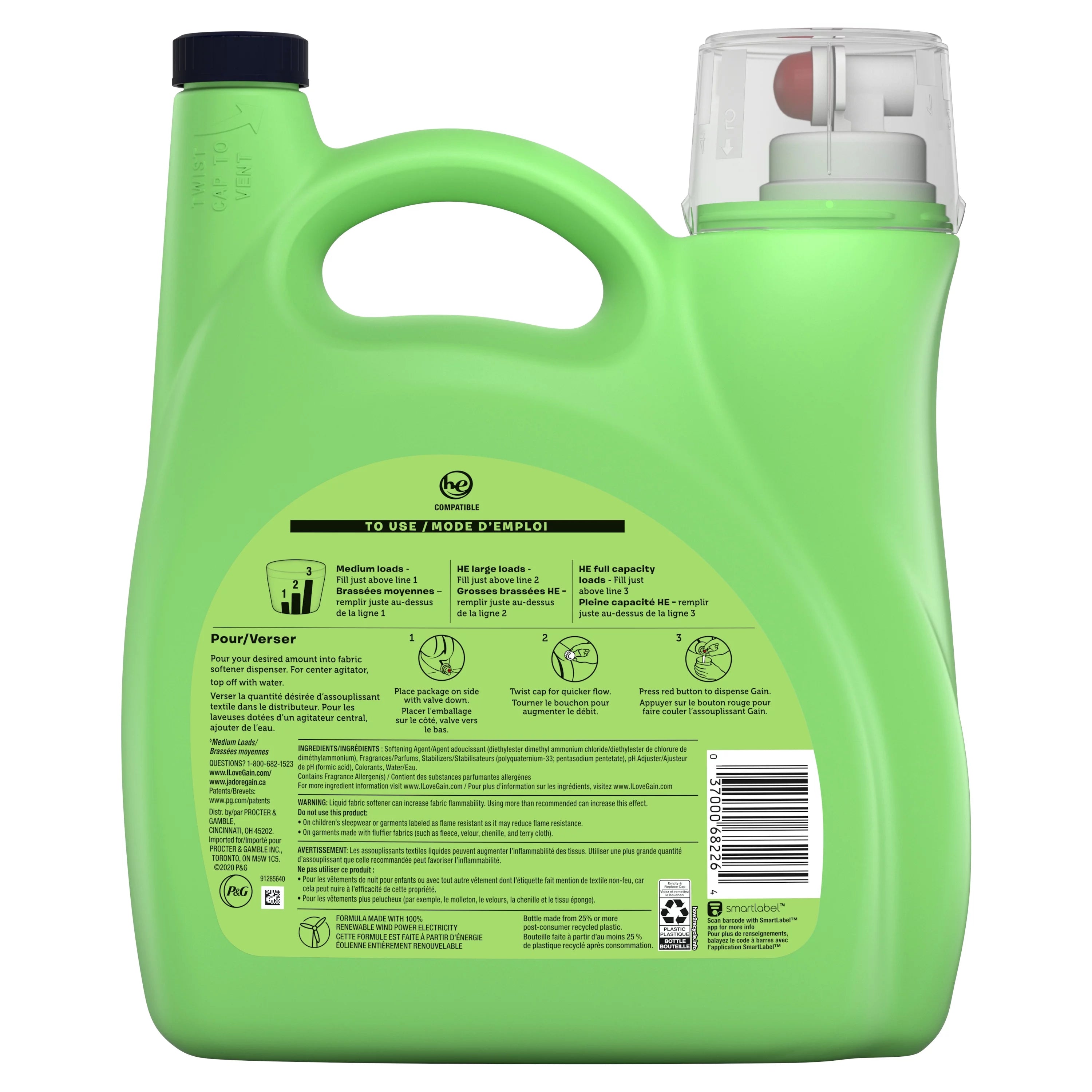 150 Fluid Ounce Liquid Fabric Softener L556