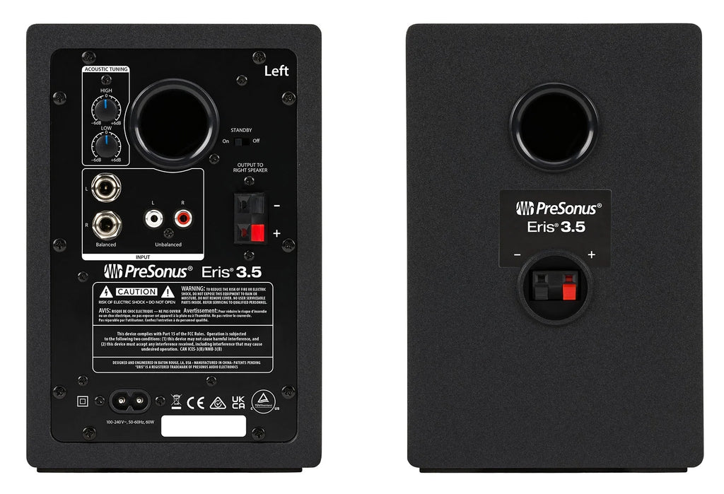 3.5" Studio Monitors Speakers with Recording Microphone K1725