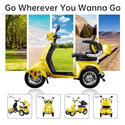 800W Motor 60V20Ah Battery 500lbs Weight Capacity Electric Wheelchair G9699