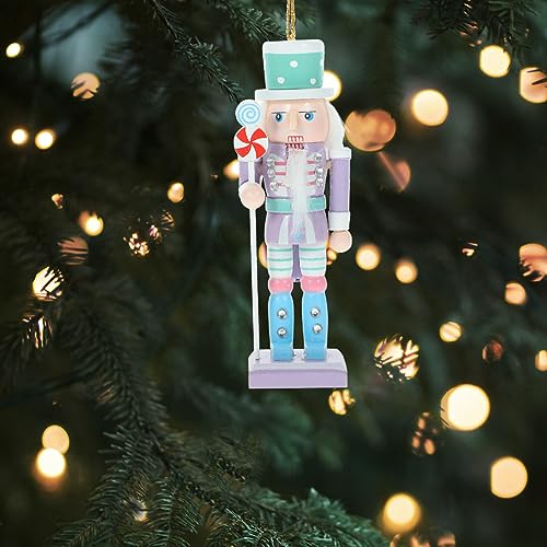 4pcs Pink Wooden Nutcracker Ornaments Y16099