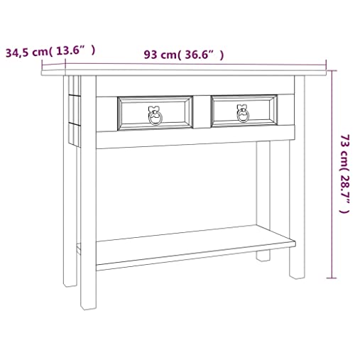 Extendable Dining Table Mexican Pine U174