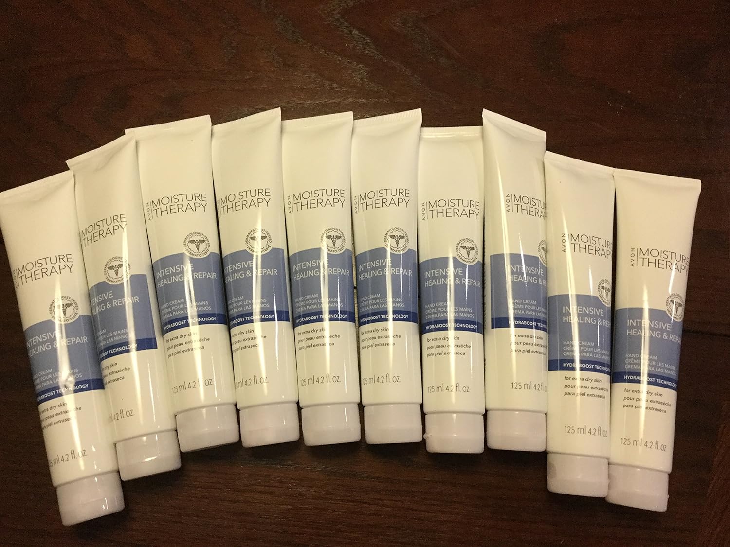 10 Avon Moisture Therapy Intensive Healing & Repair Hand Cream Extra Dry Skin 4.2 Fl Oz. Fragrance Free E43234
