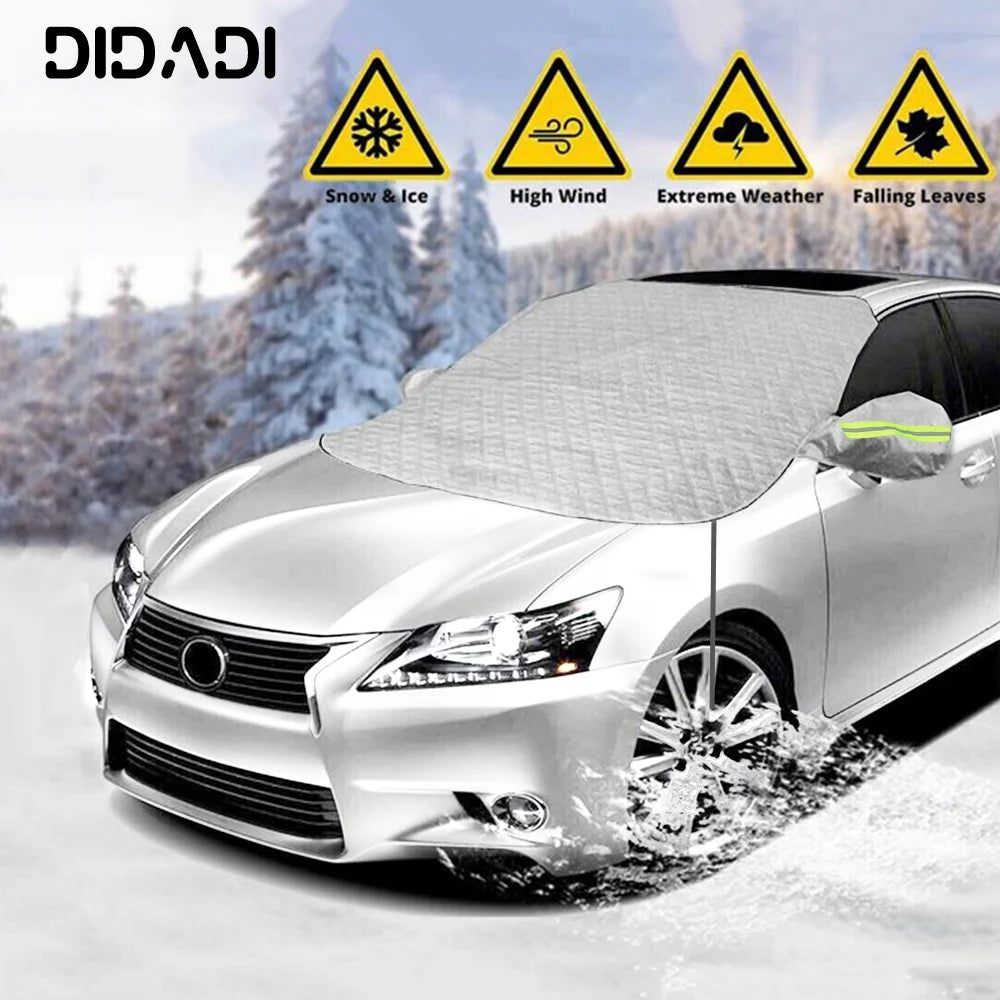 Thick Magnetic Windshield Cover for Ice Snow N714471