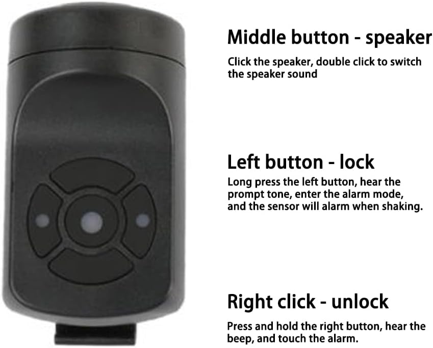 120Db USB Rechargeable Electric Bike Horn with 4 Sound Modes M60379