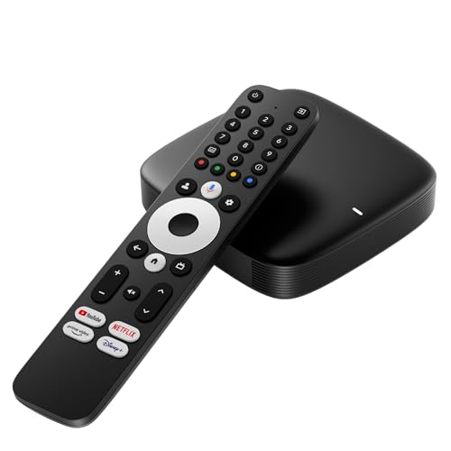 Streaming Media Player with Google TV, 4K HDR, Voice Remote, Dual-Band Wi-Fi, Chromecast, HDMI, AV Output E615