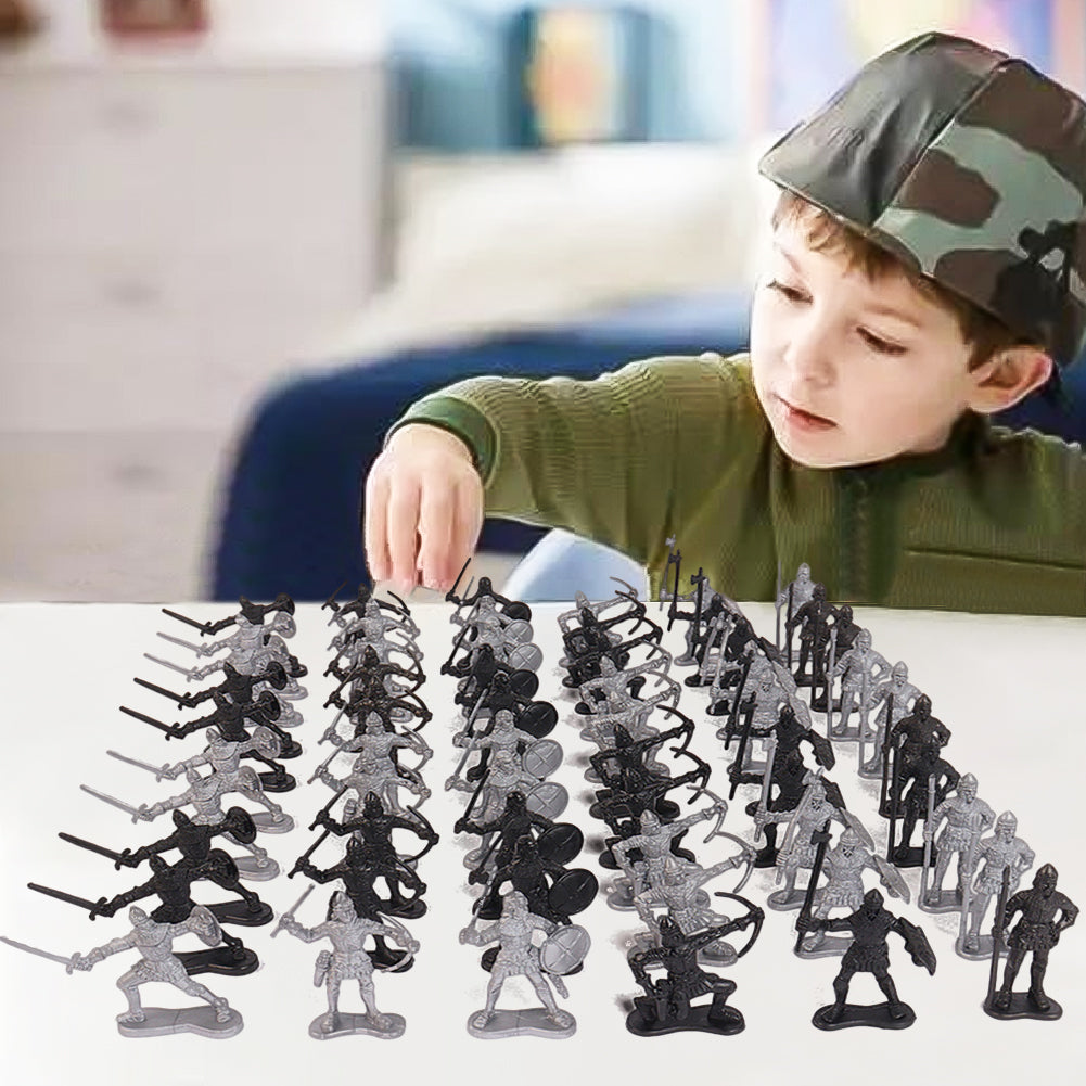 28 Pcs Medieval Toy Soldier Figures G864596