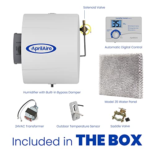 17-gal. Whole-House Bypass Evaporative Humidifier with Automatic Digital Control O19590