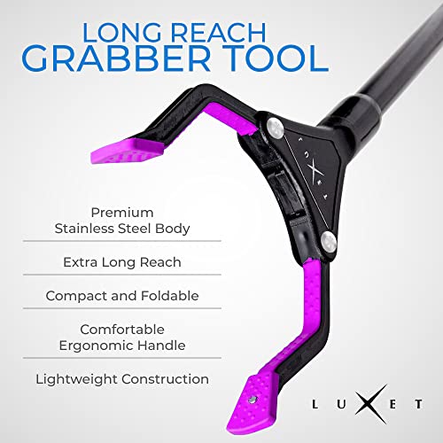 32" Steel Foldable Pick Up Stick with Magnetic Tip A89225