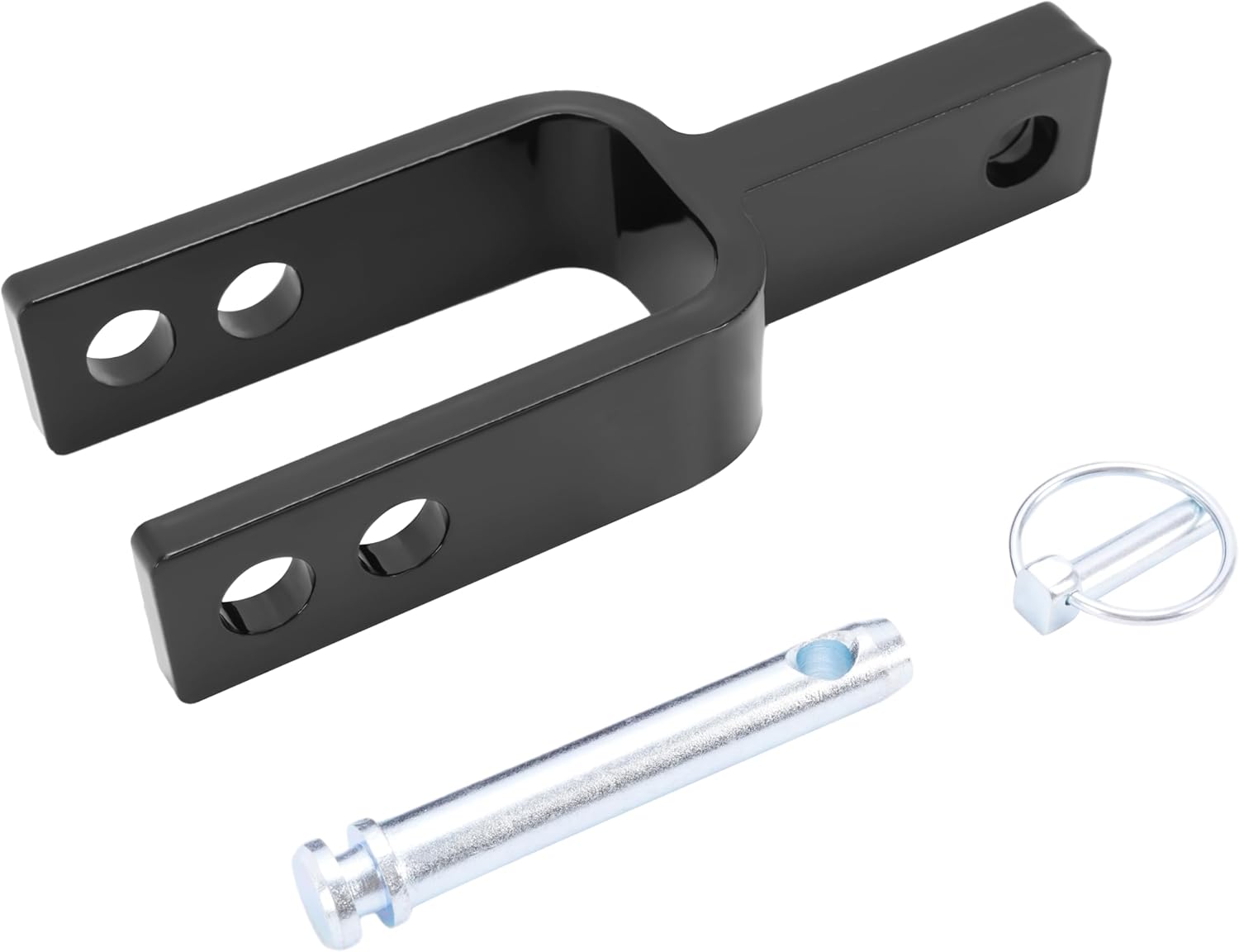 Black Steel Quick Hitch Adapter for Category 1 3-Point Tractors W473286