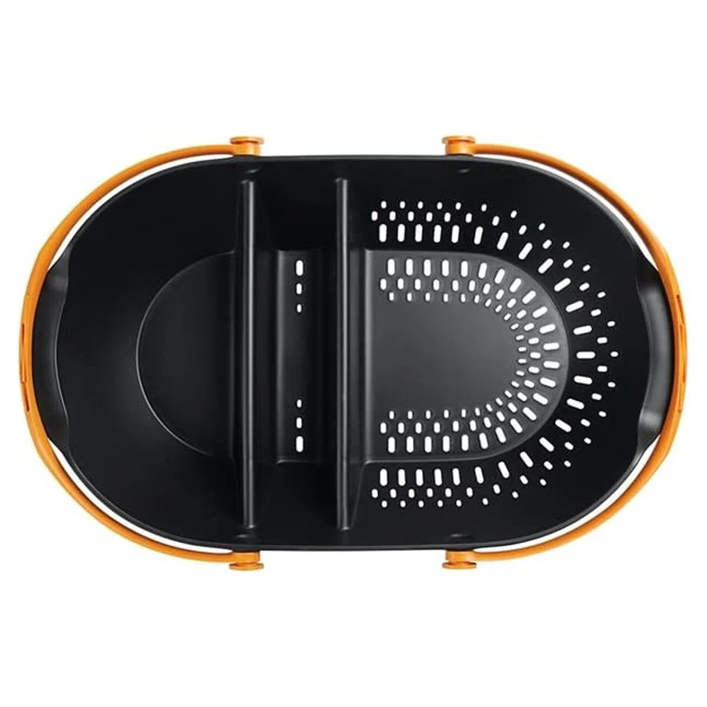 Black Durable Plastic Garden Harvest Basket G482417